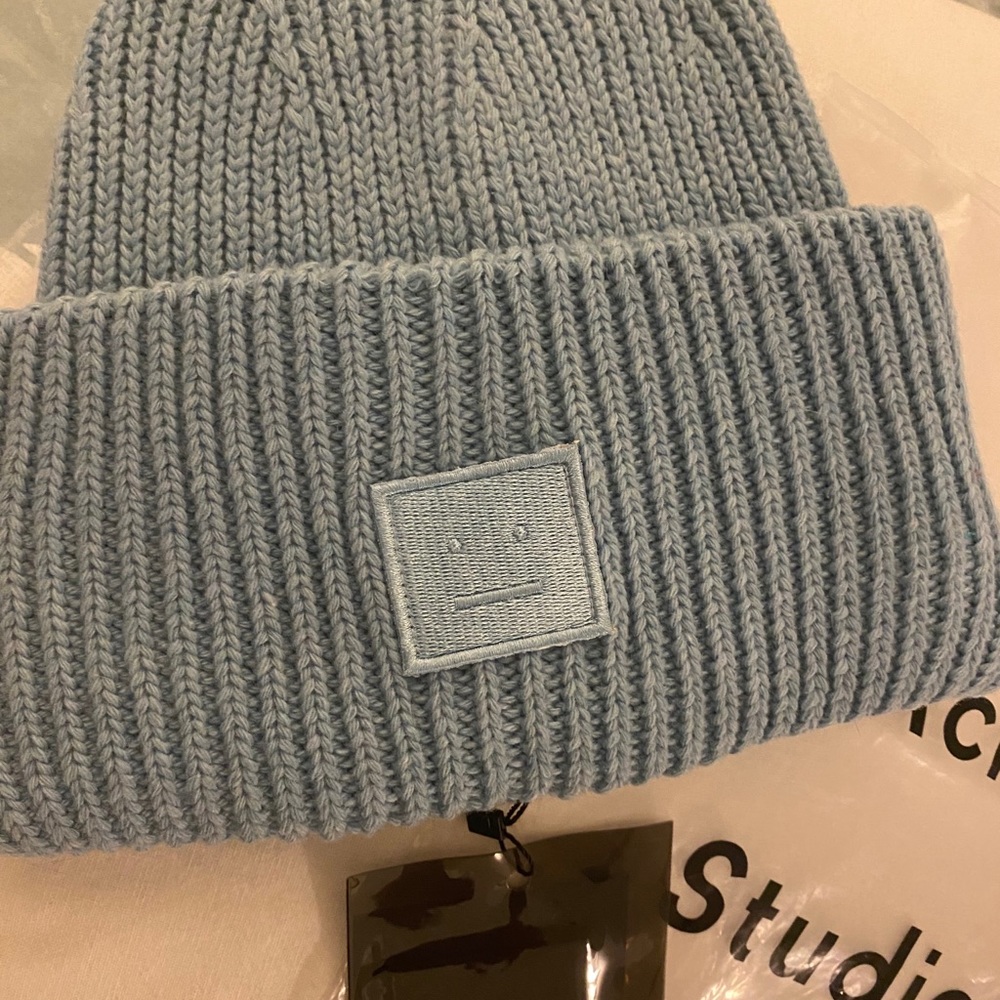 ACNE Studios Rib Knit Beanie Hat
